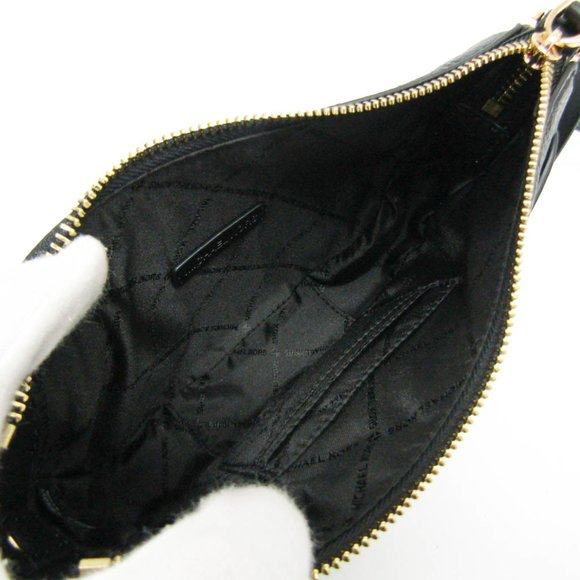 Michael Kors DOVER 35R3G4DC5L Women's Leather Shoulder Bag Black - Picture 3 of 11